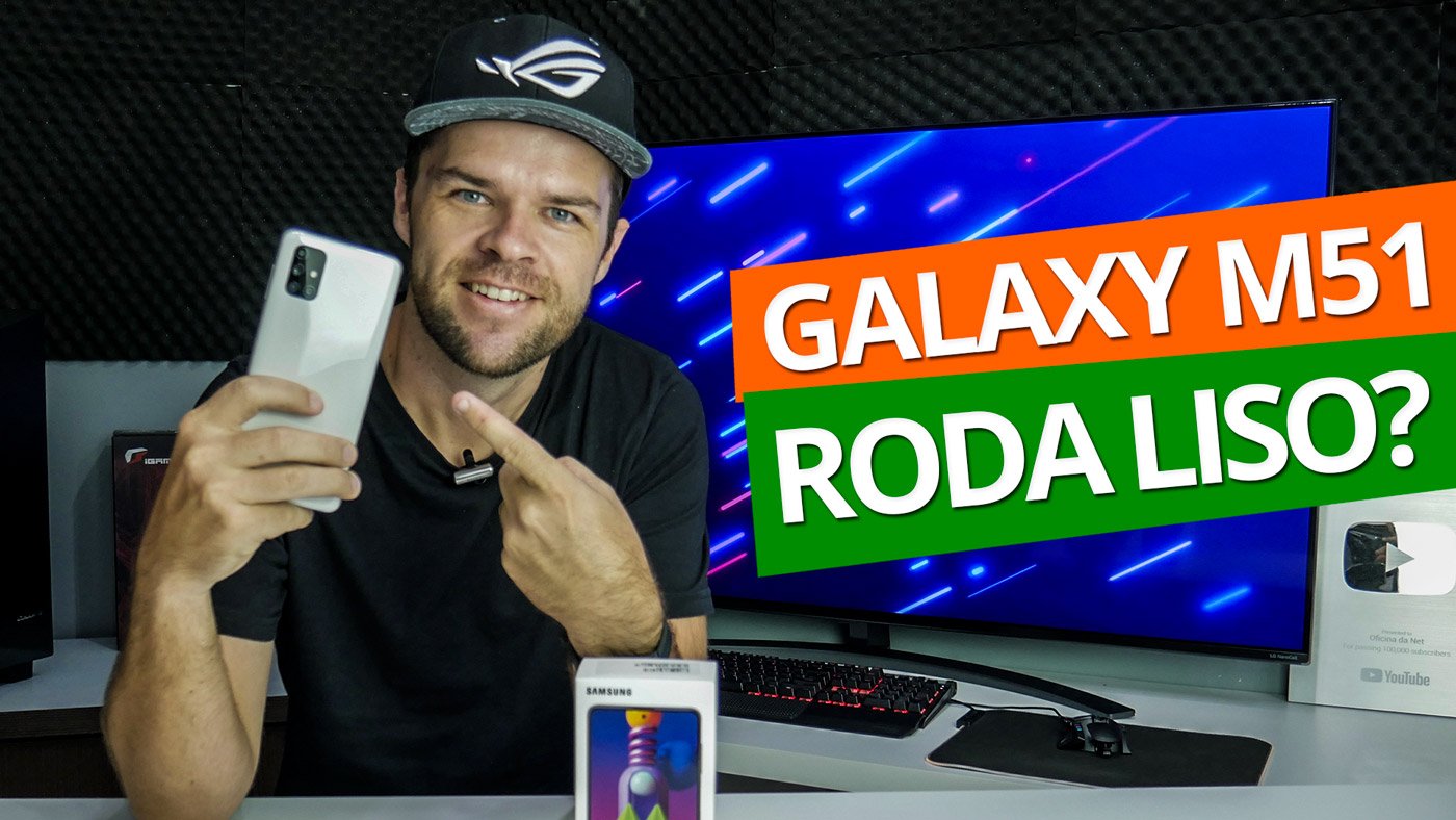 Galaxy M51 teste de jogos! Roda liso Free Fire, Cod Mobile e outros games?